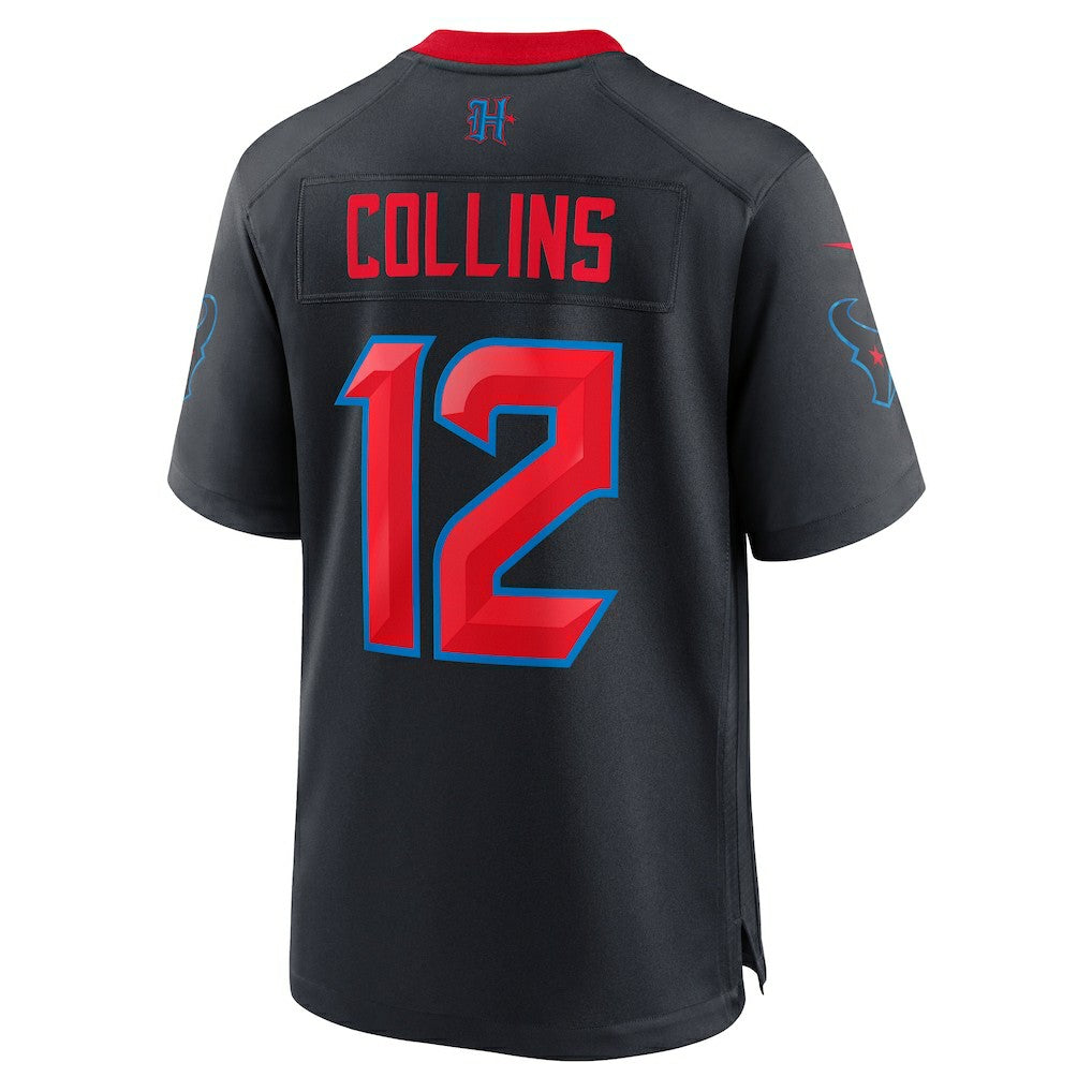 Nico Collins Houston Texans 2nd Alternate Game Jersey - Navy Jerseys