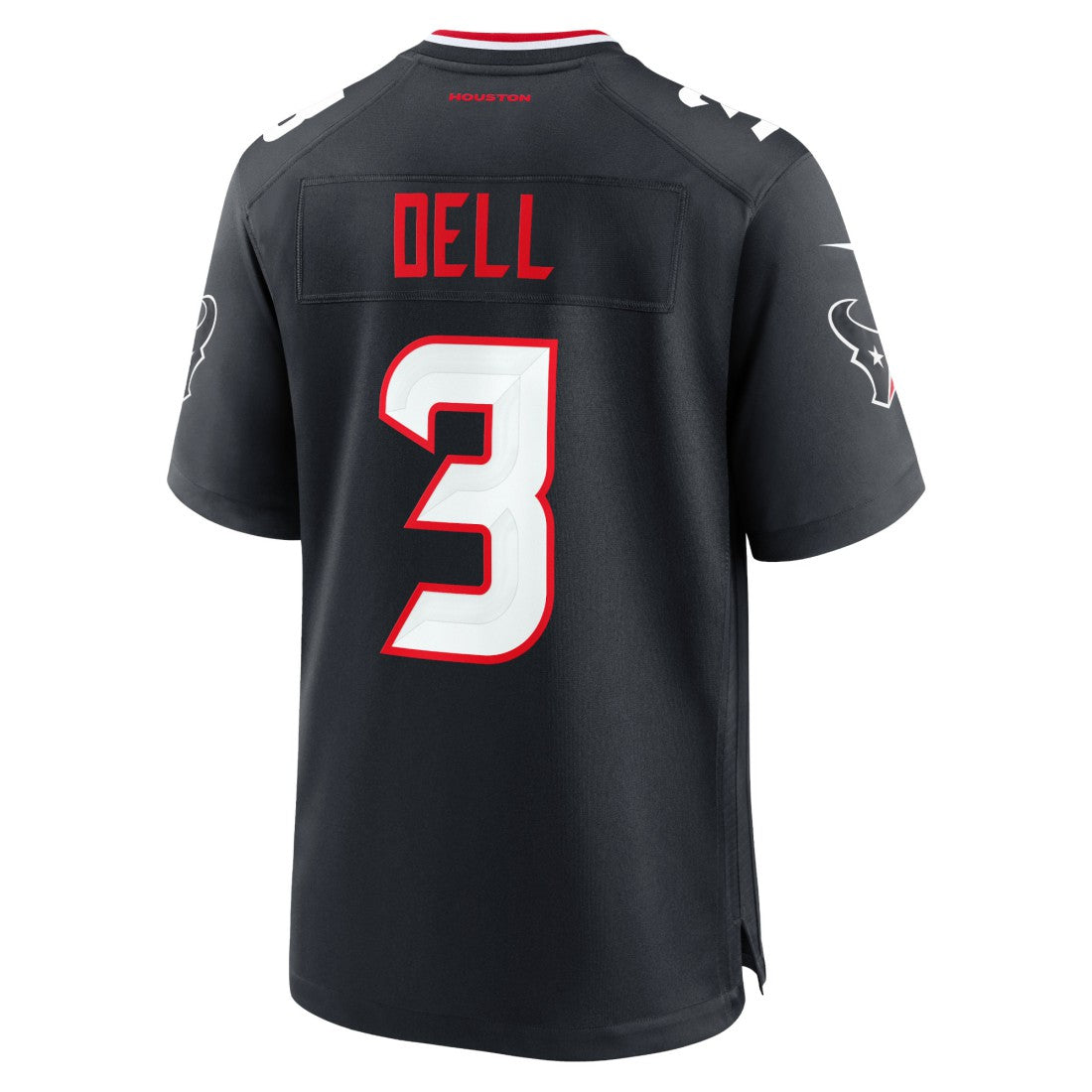 Tank Dell Houston Texans Game Jersey - Navy Jerseys