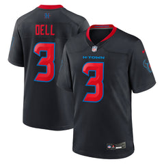 Tank Dell Houston Texans 2nd Alternate Game Jersey - Navy Jerseys