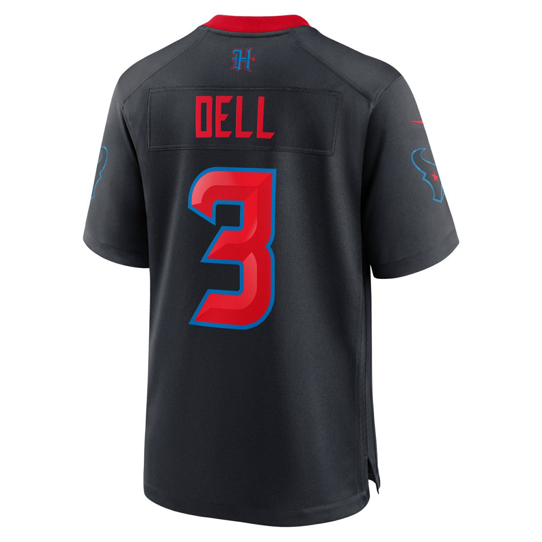 Tank Dell Houston Texans 2nd Alternate Game Jersey - Navy Jerseys