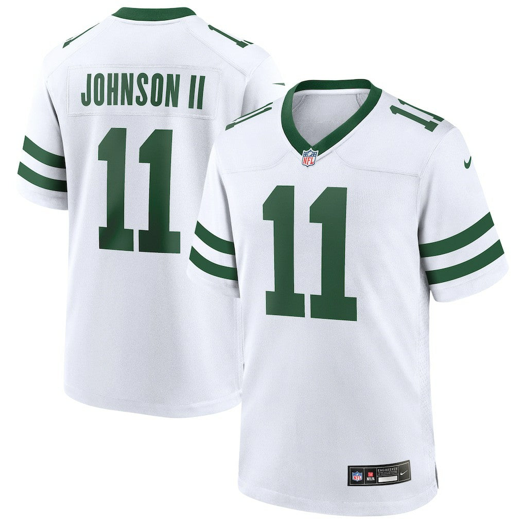 Jermaine Johnson II New York Jets Game Jersey - Legacy White Jerseys