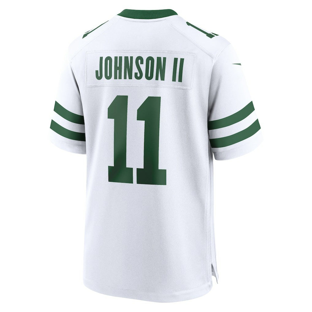 Jermaine Johnson II New York Jets Game Jersey - Legacy White Jerseys