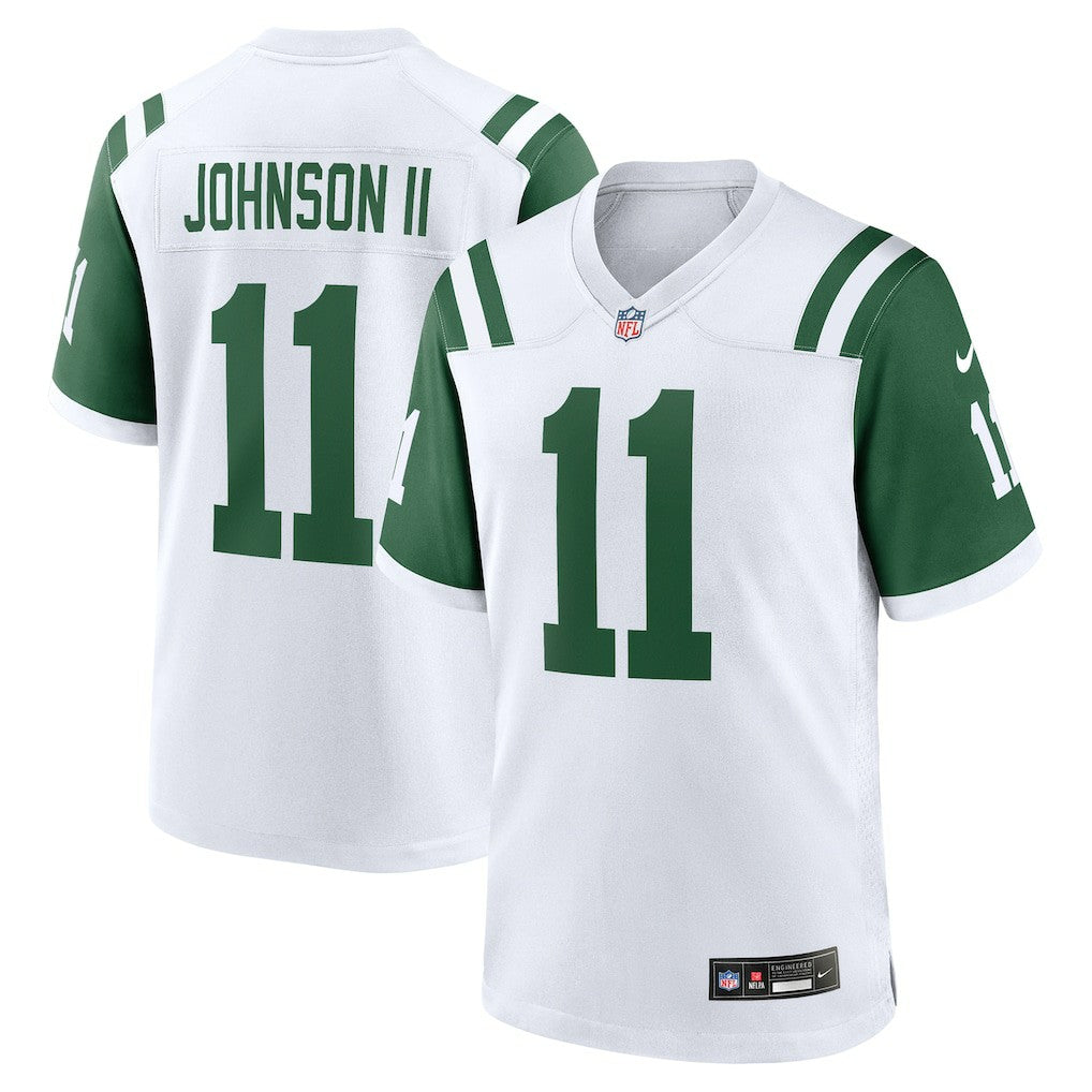 Jermaine Johnson II New York Jets Classic Alternate Game Jersey - White Jerseys