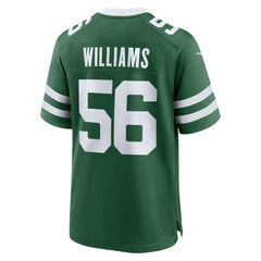 Quincy Williams New York Jets Game Player Jersey - Legacy Green
