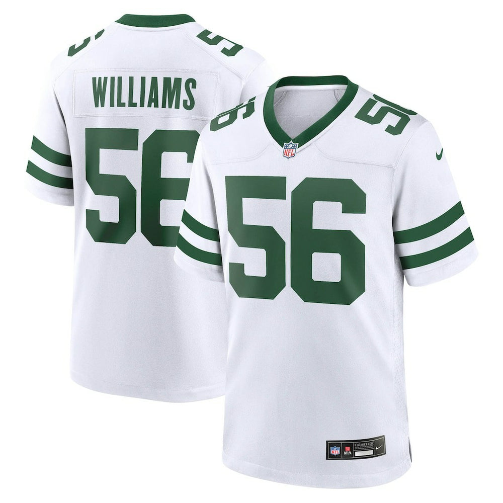 Quincy Williams New York Jets Game Jersey - Legacy White Jerseys