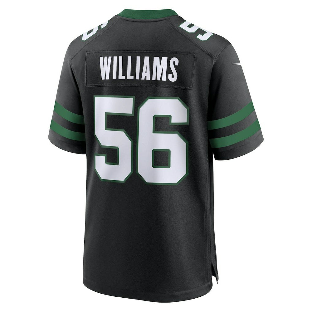 Quincy Williams New York Jets Alternate Game Jersey - Legacy Black Jerseys