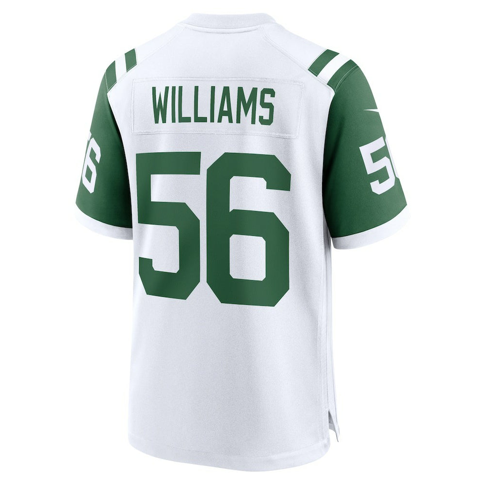 Quincy Williams New York Jets Alternate Game Jersey - White Jerseys