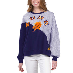 Phoenix Suns G-III 4Her by Carl Banks Women's Benches Split Pullover Sweatshirt Purple outlet