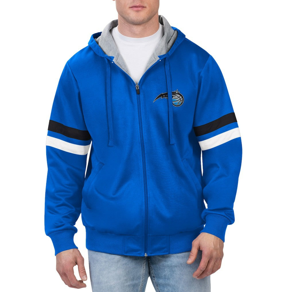 Orlando Magic G-III Sports by Carl Banks Contender Full-Zip Hoodie Jacket Blue outlet