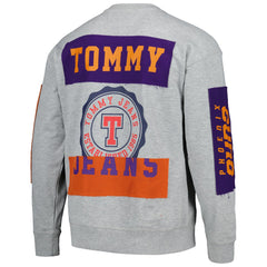 Phoenix Suns Tommy Jeans Hayes Crew Neck Pullover Sweatshirt Heather Gray