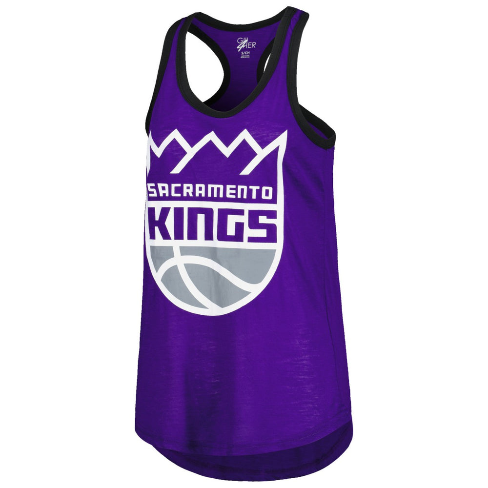 Sacramento Kings G-III 4Her by Carl Banks Women's Showdown Scoop-Neck Racerback Tank Top Purple outlet
