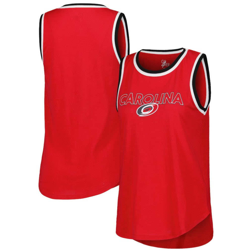 Carolina Hurricanes G-III 4Her by Carl Banks Women's Strategy Tank Top - Red | US 201038250