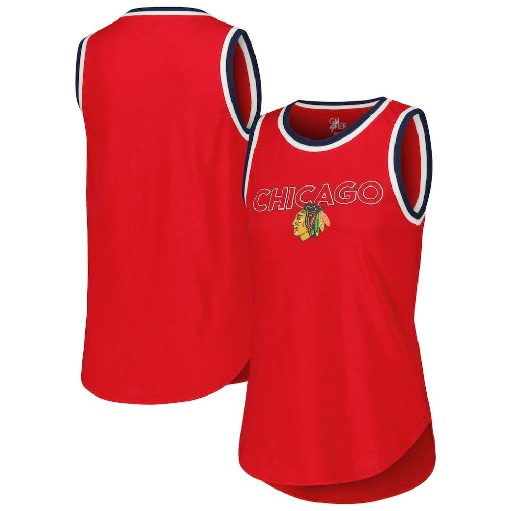 Chicago Blackhawks G-III 4Her by Carl Banks Women's Strategy Tank Top - Red | US 201038252