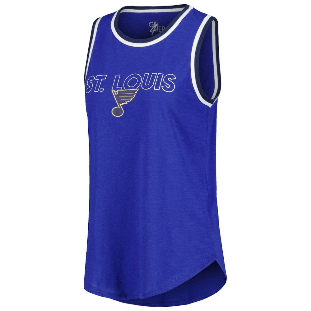 St. Louis Blues G-III 4Her by Carl Banks Women's Strategy Tank Top - Blue | US 201038258