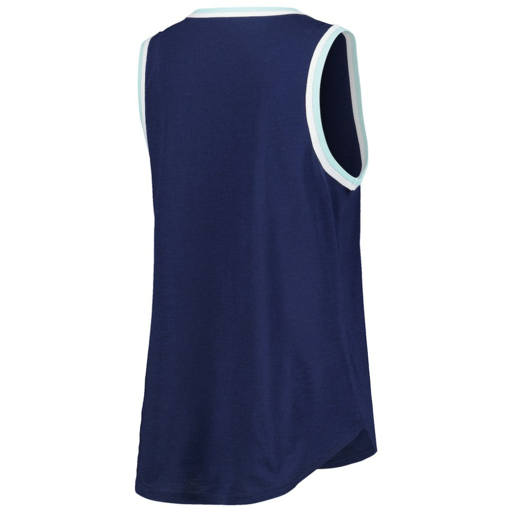 Seattle Kraken G-III 4Her by Carl Banks Women's Strategy Tank Top - Deep Sea Blue | US 201038259
