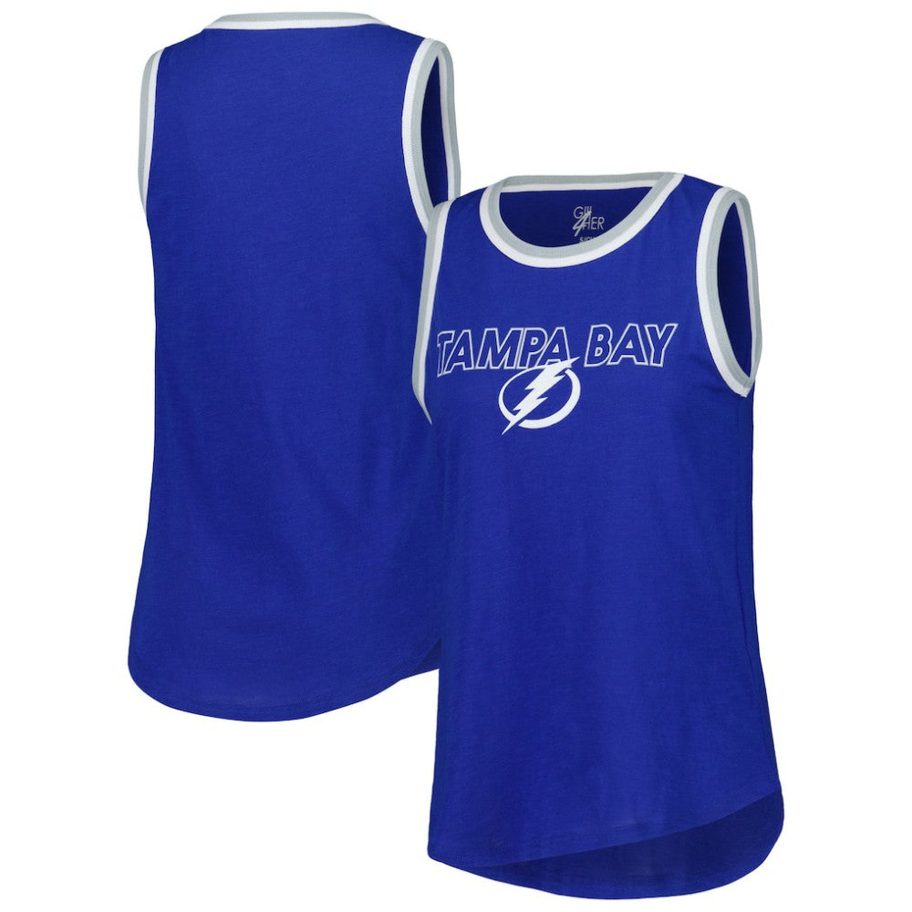 Tampa Bay Lightning G-III 4Her by Carl Banks Women's Strategy Tank Top - Blue | US 201038260