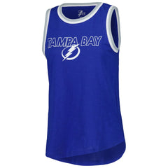 Tampa Bay Lightning G-III 4Her by Carl Banks Women's Strategy Tank Top - Blue | US 201038260