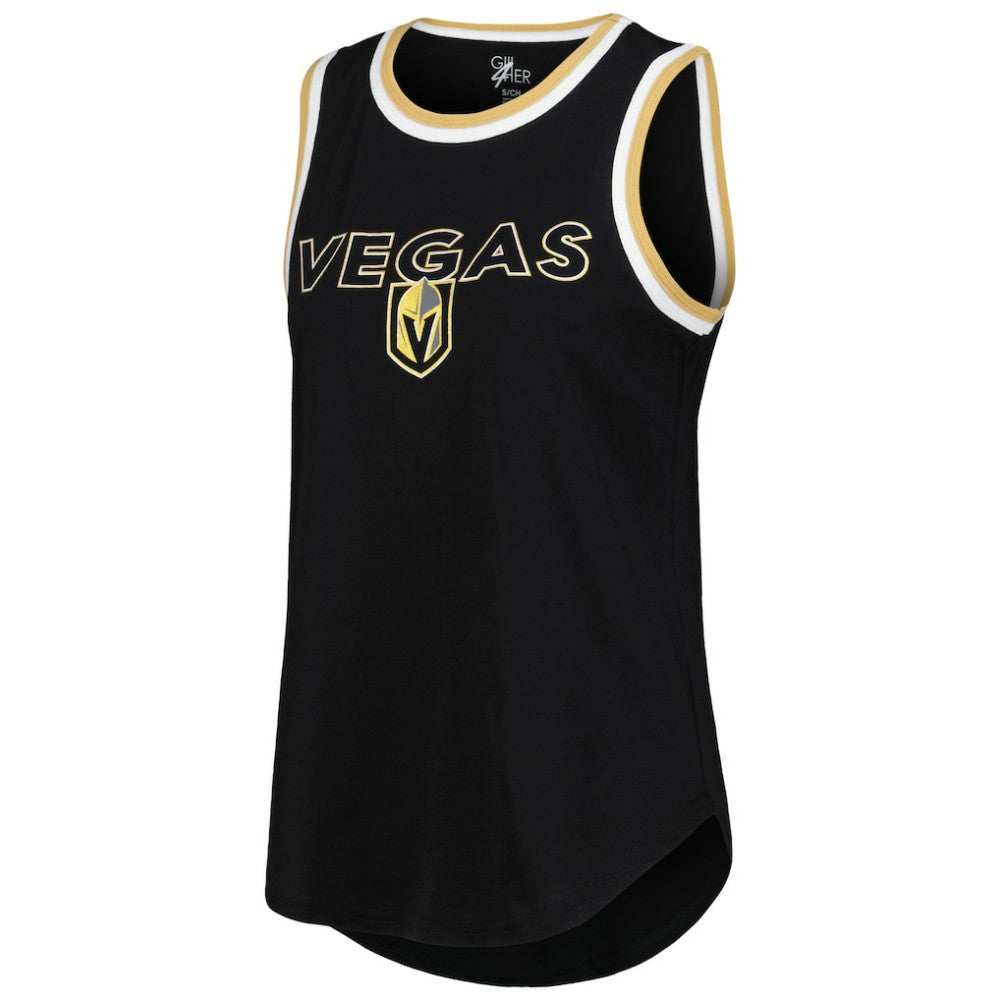 Vegas Golden Knights G-III 4Her by Carl Banks Women's Strategy Tank Top - Black | US 201038264