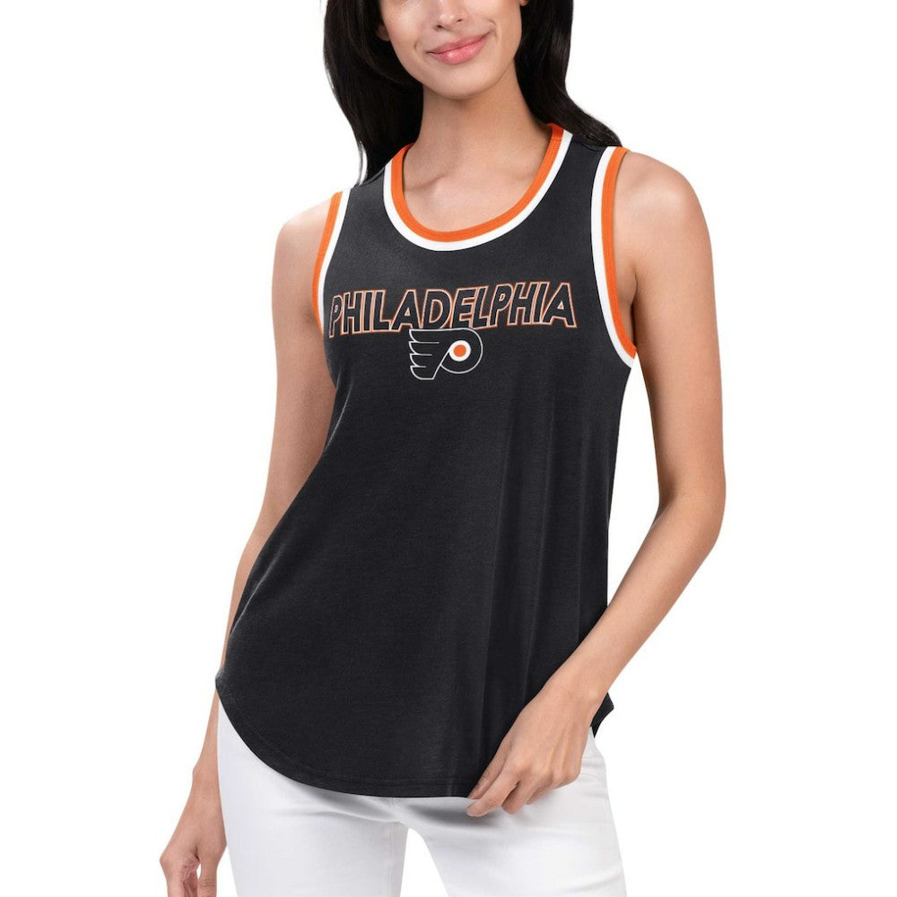 Philadelphia Flyers G-III 4Her by Carl Banks Women's Strategy Tank Top - Black | US 201038265