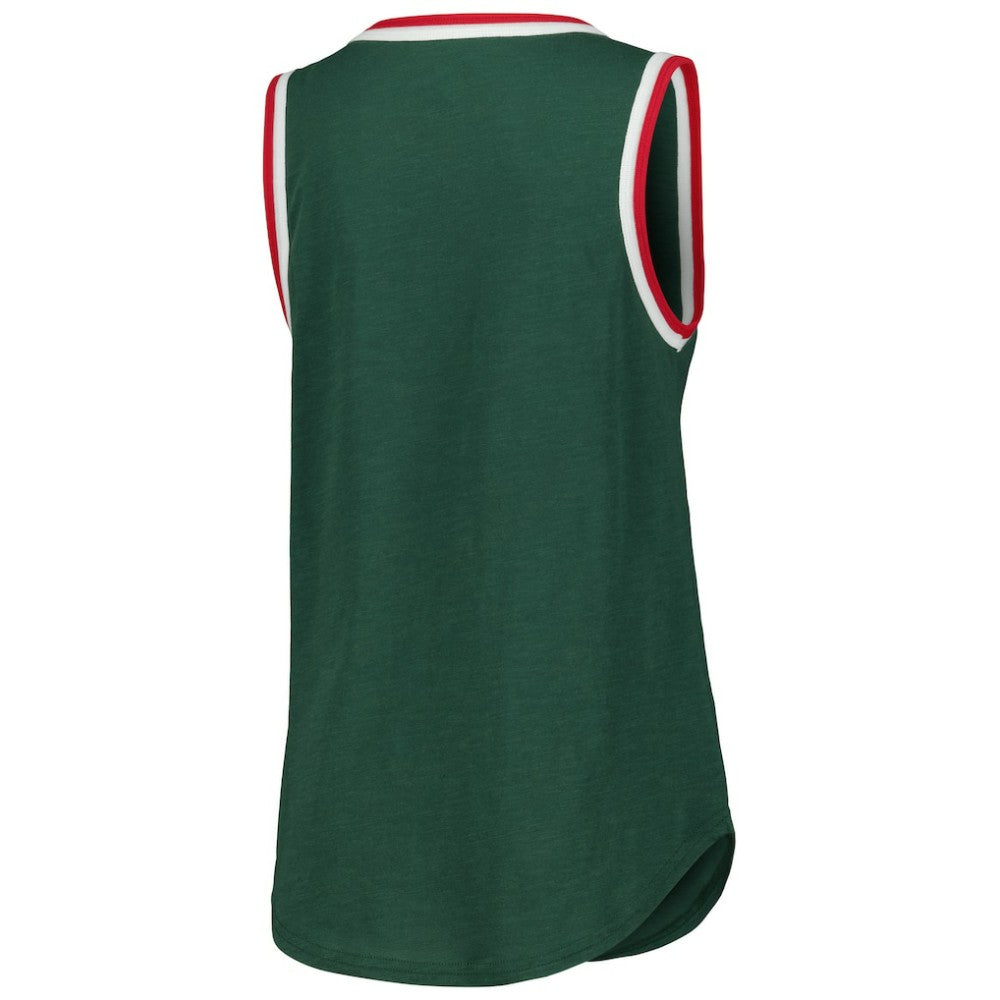 Minnesota Wild G-III 4Her by Carl Banks Women's Strategy Tank Top - Green | US 201038269