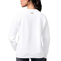 New Jersey Devils MSX by Michael Strahan Women's Millie Raglan Pullover Sweatshirt - White | US 201038289