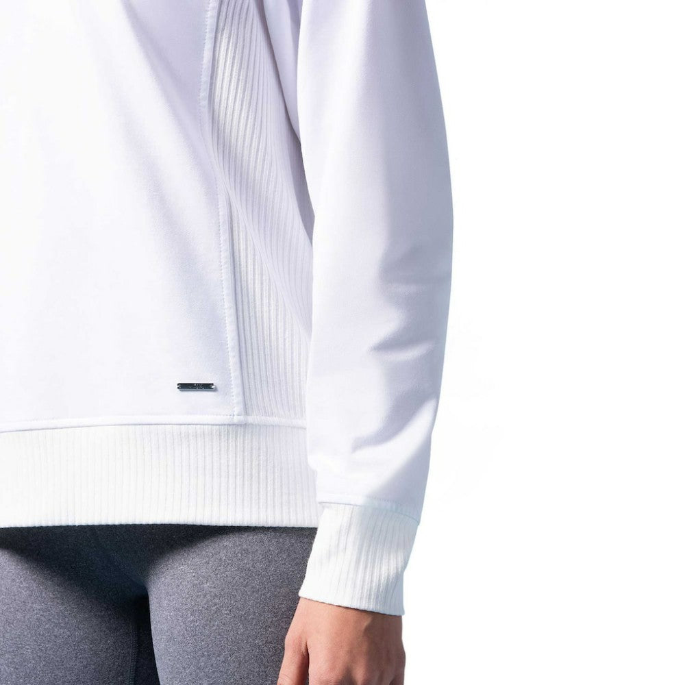 New Jersey Devils MSX by Michael Strahan Women's Millie Raglan Pullover Sweatshirt - White | US 201038289
