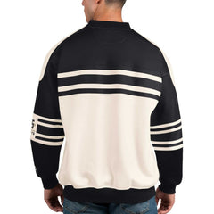 Vegas Golden Knights Starter Defense Fleece Crewneck Pullover Sweatshirt - White | US 201038319