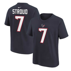 C.J. Stroud Houston Texans Preschool Player Name & Number T-Shirt - Navy T-shirts