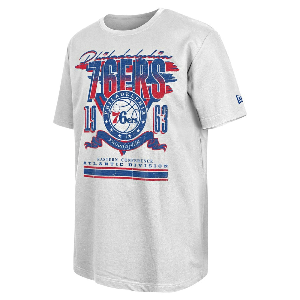 Philadelphia 76ers Sport Classics Oversized T-Shirt White - New Era