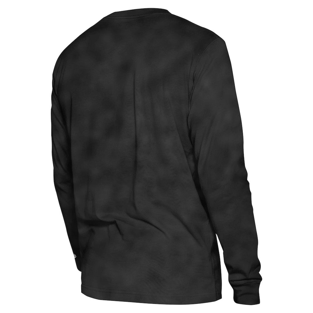 Chicago Bulls Unisex Oversized Essentials Enzyme Wash Long Sleeve T-Shirt Black - New Era