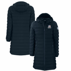 Green Bay Packers Cutter & Buck Women's Americana Mission Ridge Repreve Eco Insulated Full-Zip Puffer Jacket - Navy Jackets