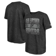 San Antonio Spurs Enzyme Washed Oversized T-Shirt Black - New Era
