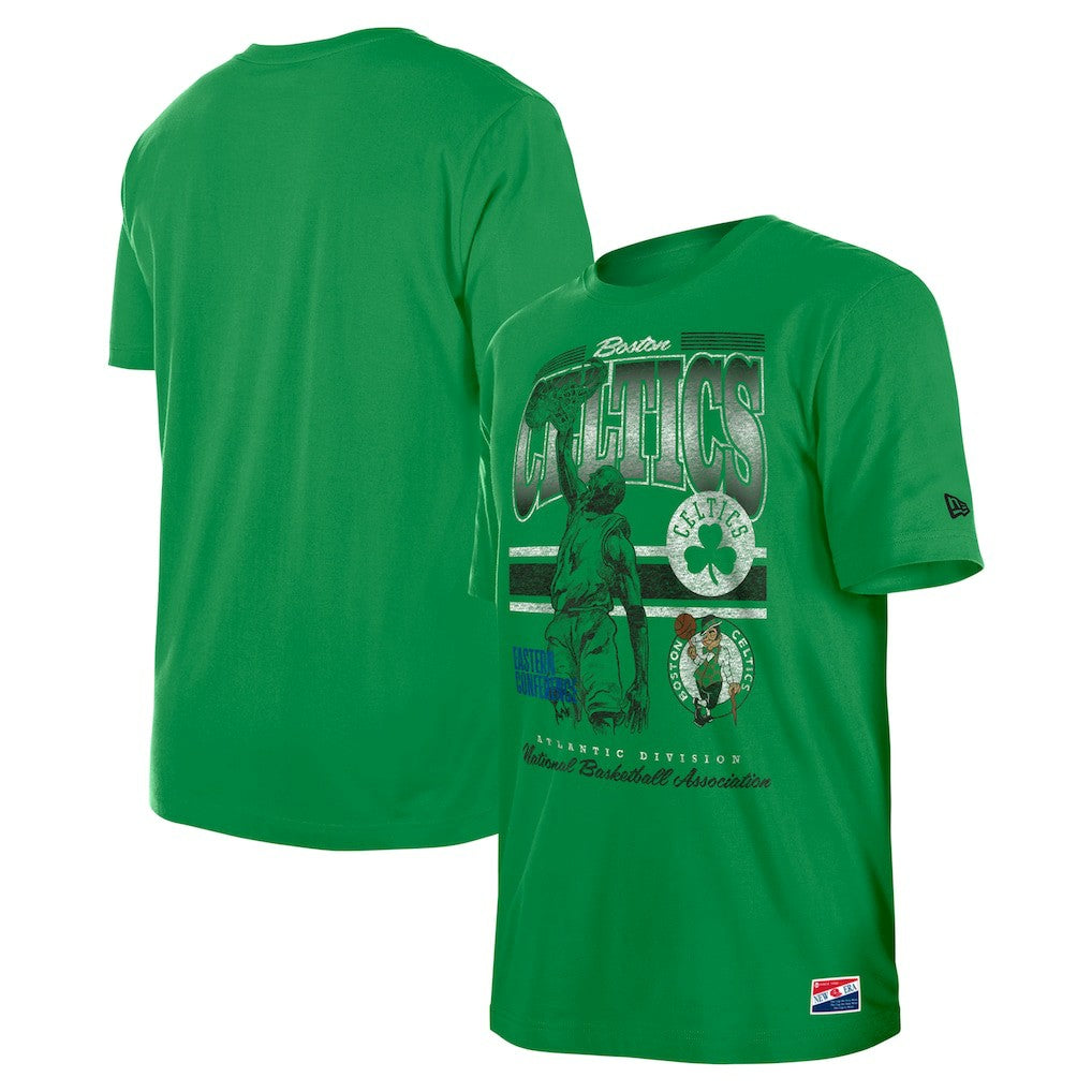 Boston Celtics Enzyme Wash Oversized T-Shirt Kelly Green - New Era