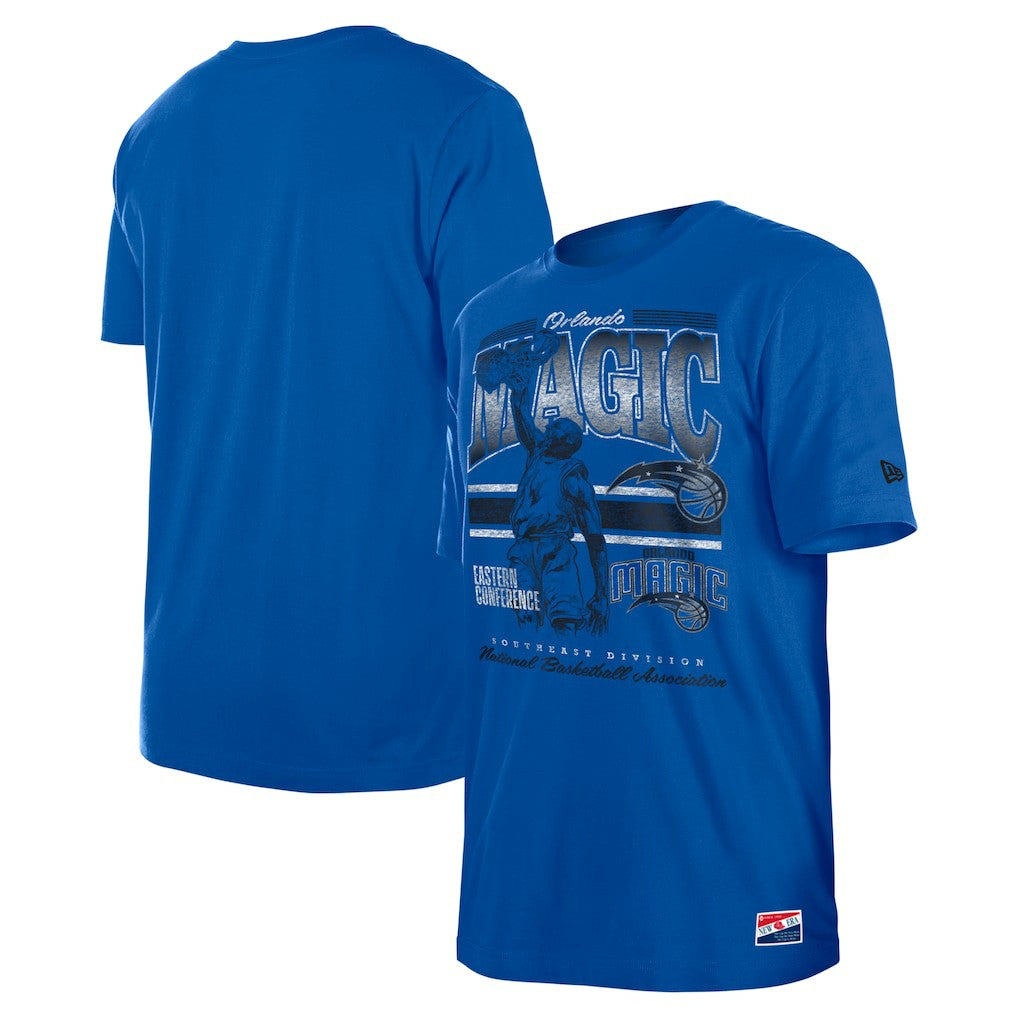 Orlando Magic Enzyme Wash Oversized T-Shirt Blue - New Era