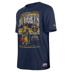 Denver Nuggets Enzyme Wash Oversized T-Shirt Navy - New Era