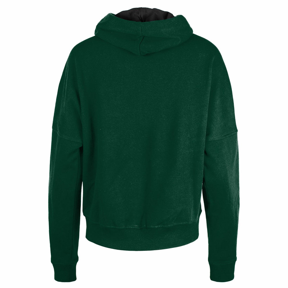 Milwaukee Bucks Women's Boxy Pullover Hoodie Hunter Green - New Era