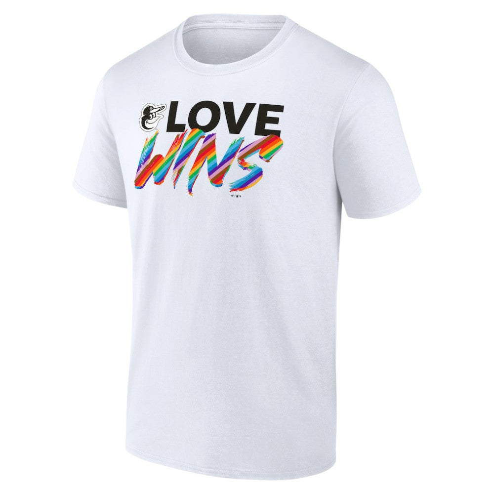 Baltimore Orioles Love Wins T-Shirt - White T-shirts