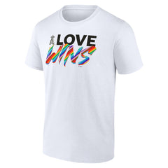Los Angeles Angels Love Wins T-Shirt - White T-shirts