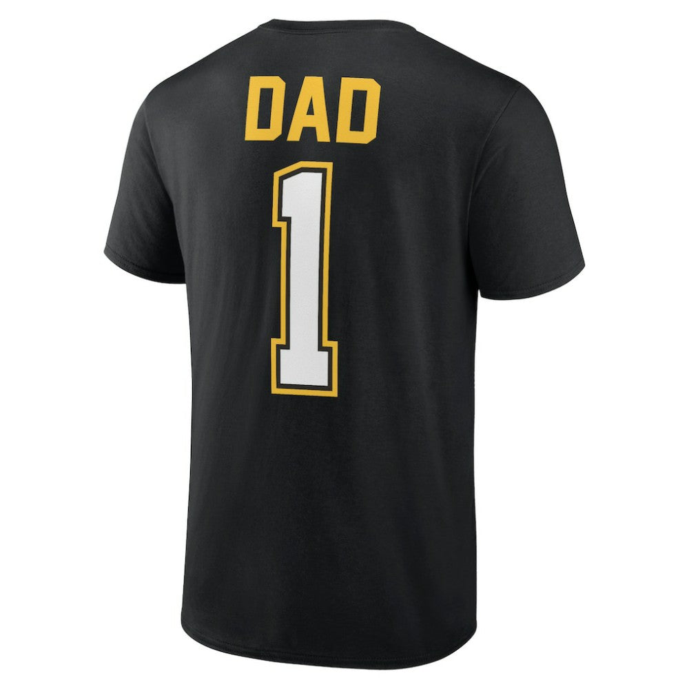 Pittsburgh Pirates Father's Day #1 Dad T-Shirt - Black T-shirts