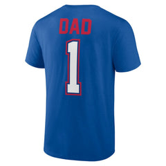 Texas Rangers Father's Day #1 Dad T-Shirt - Royal T-shirts