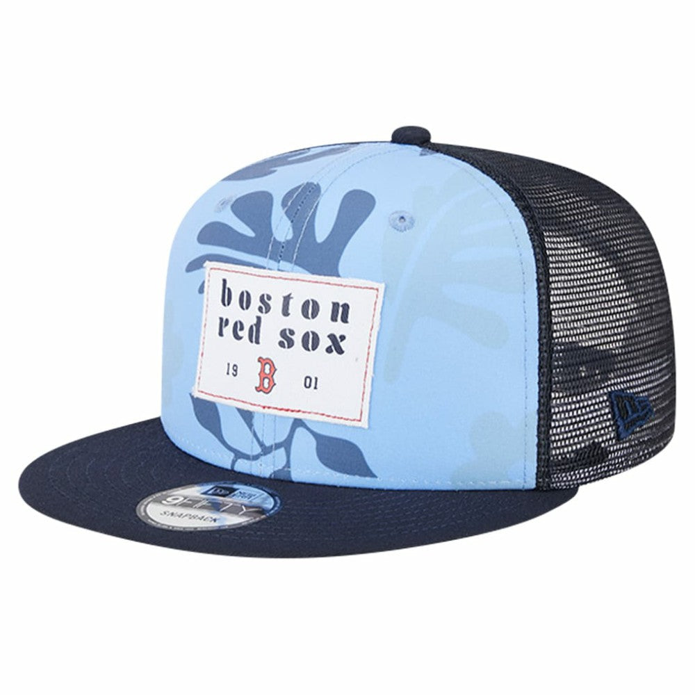 Boston Red Sox New Era Bikini Bottom Trucker 9FIFTY Snapback Hat - Navy Hats