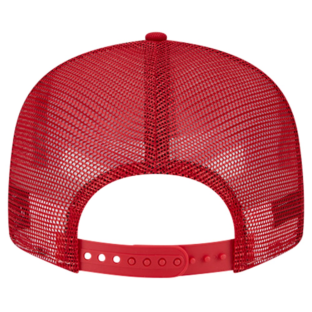 Los Angeles Angels New Era Bikini Bottom Trucker 9FIFTY Snapback Hat - Red Hats