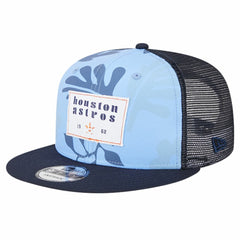 Houston Astros New Era Bikini Bottom Trucker 9FIFTY Snapback Hat - Navy Hats