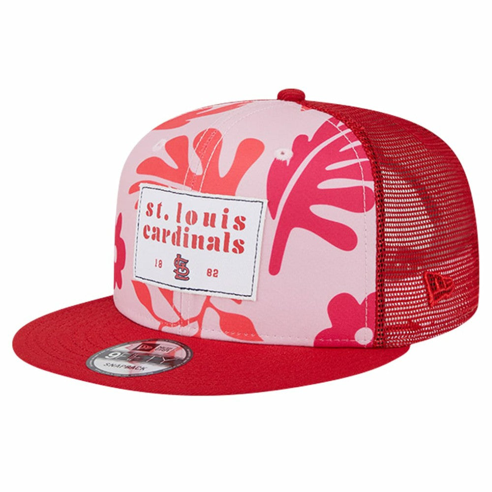 St. Louis Cardinals New Era Bikini Bottom Trucker 9FIFTY Snapback Hat - Red Hats
