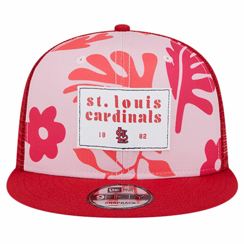 St. Louis Cardinals New Era Bikini Bottom Trucker 9FIFTY Snapback Hat - Red Hats