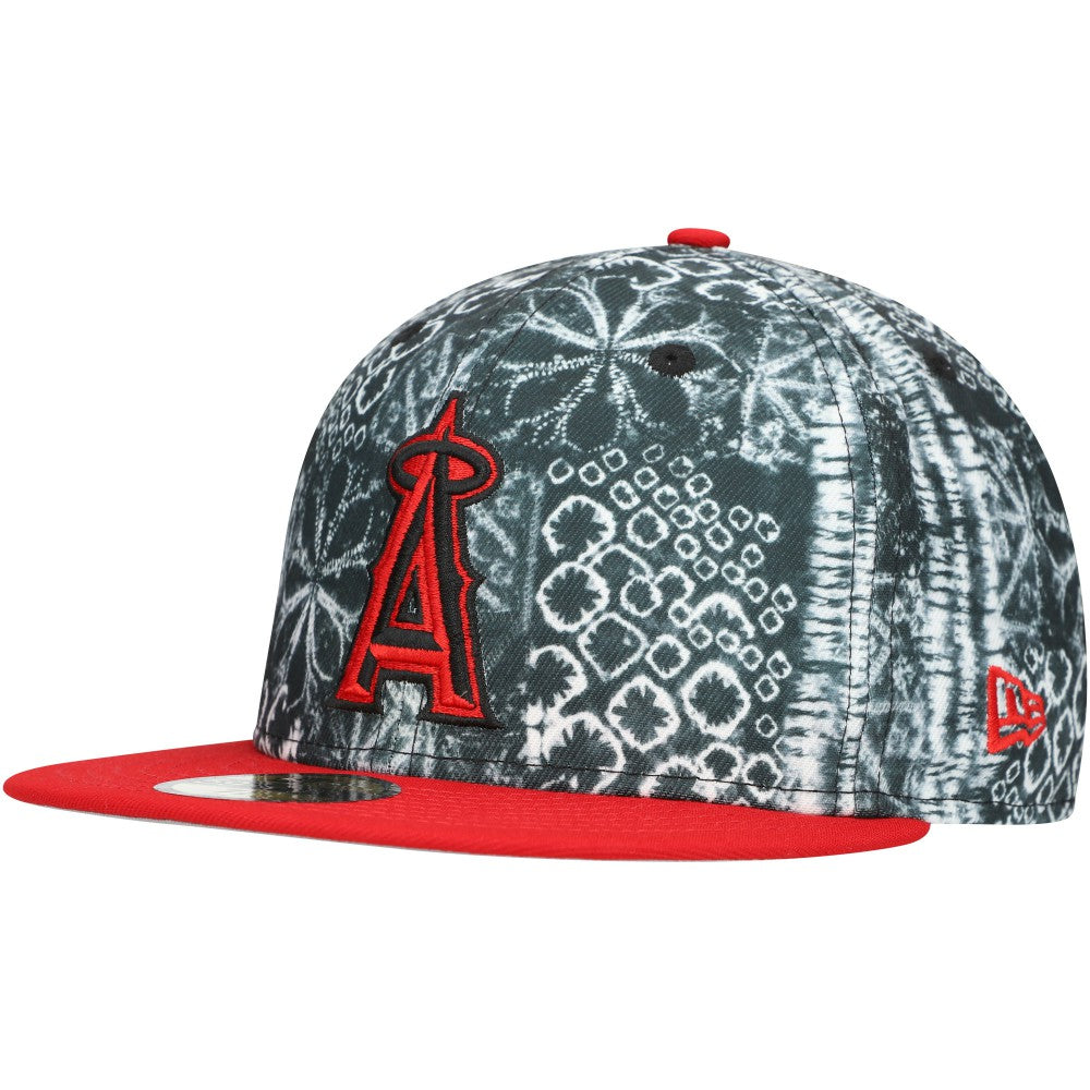 Los Angeles Angels New Era Sands 59FIFTY Fitted Hat - Black Hats