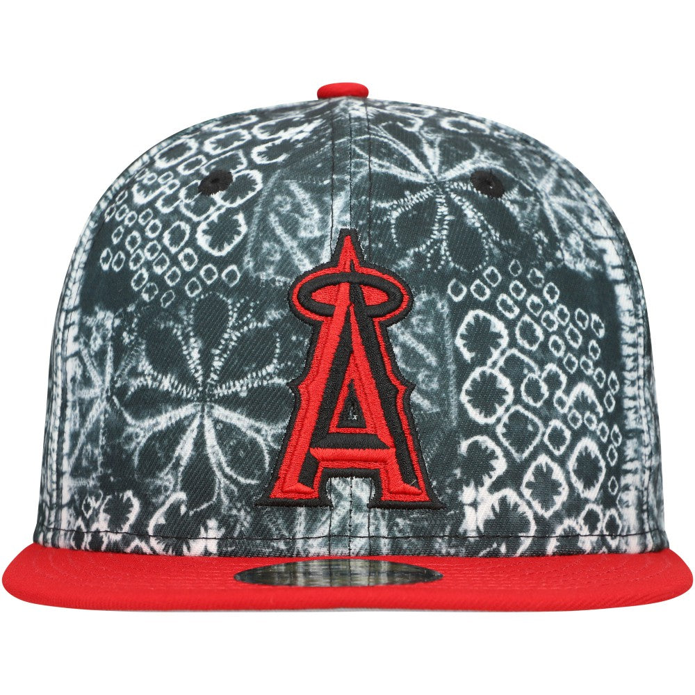 Los Angeles Angels New Era Sands 59FIFTY Fitted Hat - Black Hats