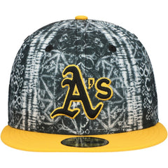 Athletics New Era Sands 59FIFTY Fitted Hat - Black Hats