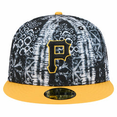Pittsburgh Pirates New Era Sands 59FIFTY Fitted Hat - Black Hats