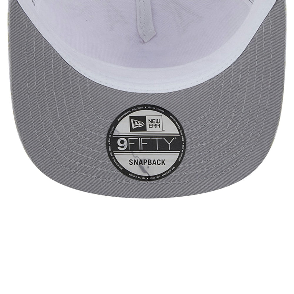 Los Angeles Angels New Era Logo Dunes A-Frame Trucker 9FIFTY Snapback Hat - White Hats